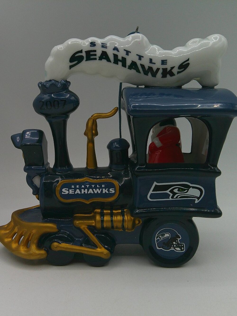 Danbury Mint Seattle Seahawks Collectible Christmas Ornament -2007